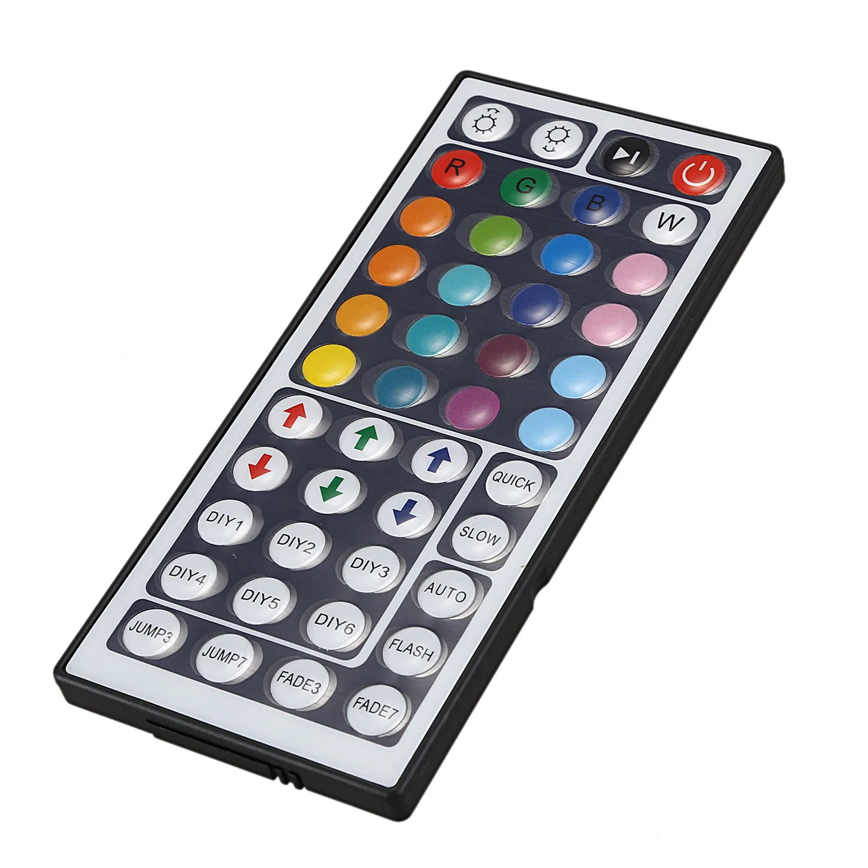 

ABUP-2X 44 Keys Wireless IR Remote Control With Receiver For 5050 3528 RGB SMD LED Strip Light
