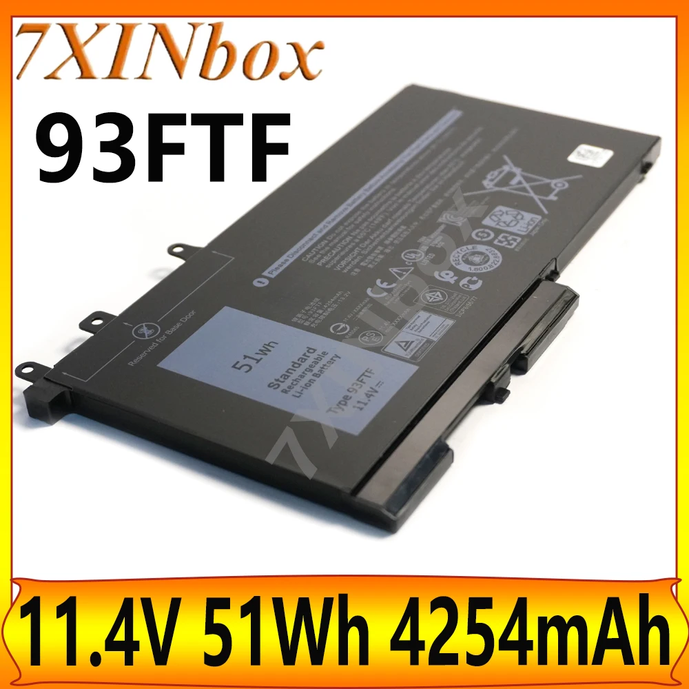 7XINbox 93FTF 83XPC 11,4 V 51Wh 4254mAh batería del ordenador portátil para Dell Latitude 5280 5290 5480 5490 5580 5590 E5491 14 5491 15 5591