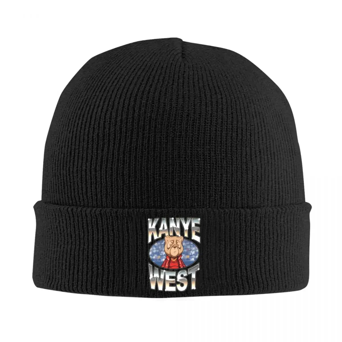 Sandal Wood West Knitted Hat Women's Men's Beanie Autumn Winter Hats Acrylic Meme Hip Hop Rap Style Warm Caps