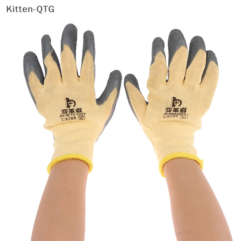 

Electrician Work Gloves Protective Tool 400v Insulating Gloves 1 Pair Anti-electricity Low Voltage Security Protection Gloves