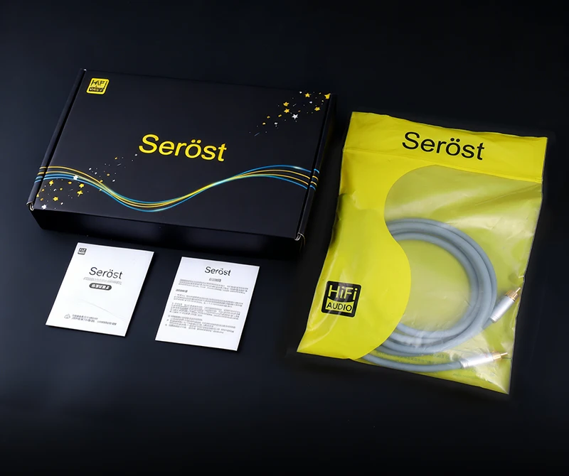 Serost Star HiFi OFC Audiokabel aus sauerstofffreiem Kupfer, RCA-zu-XLR-Adapter für CD, DAC, DSP, Verstärker, Lautsprecher, Balance-Kabel – Detail 7