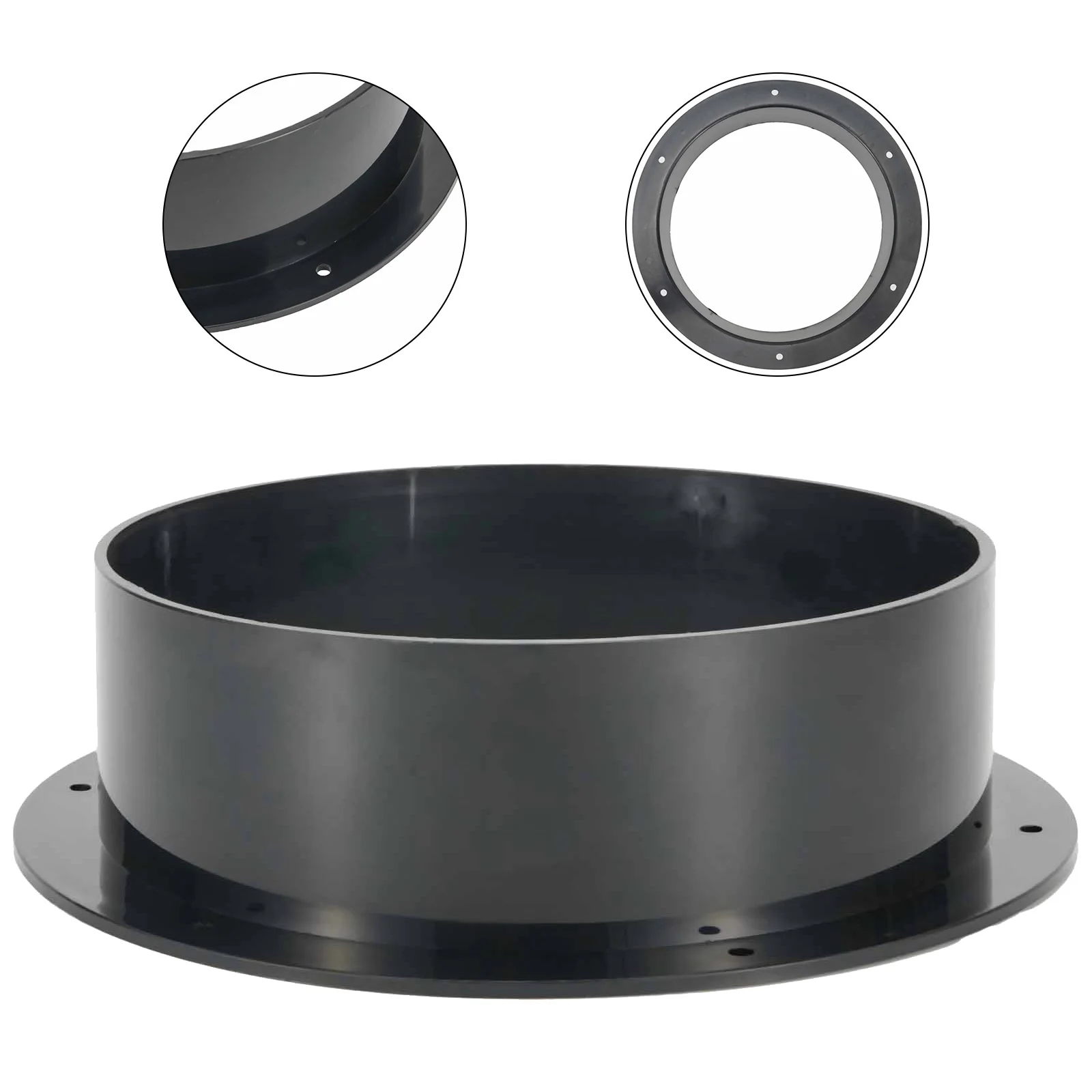for exhaust Pipe Straight Pipe 50/160/250mm Flange Ventilation Ducting Replaceable Accessories Resistance  for