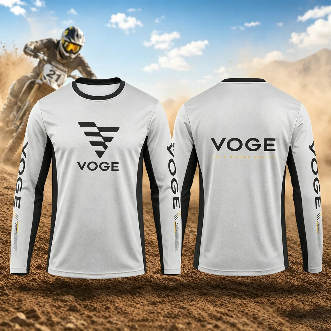 2026 Bestseller VOGE Motorradfahrer Langarm-Kinder-T-Shirt, Abenteuer-Touring-Ausrüstung, Atmungsaktive Schnelltrocknende Outdoor-Fahrbekleidung – Detail 5