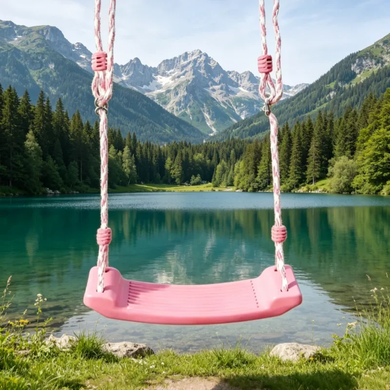 Kids Curved Board Swing Adjust - Kids Outdoor Climbing Frame recension och pris