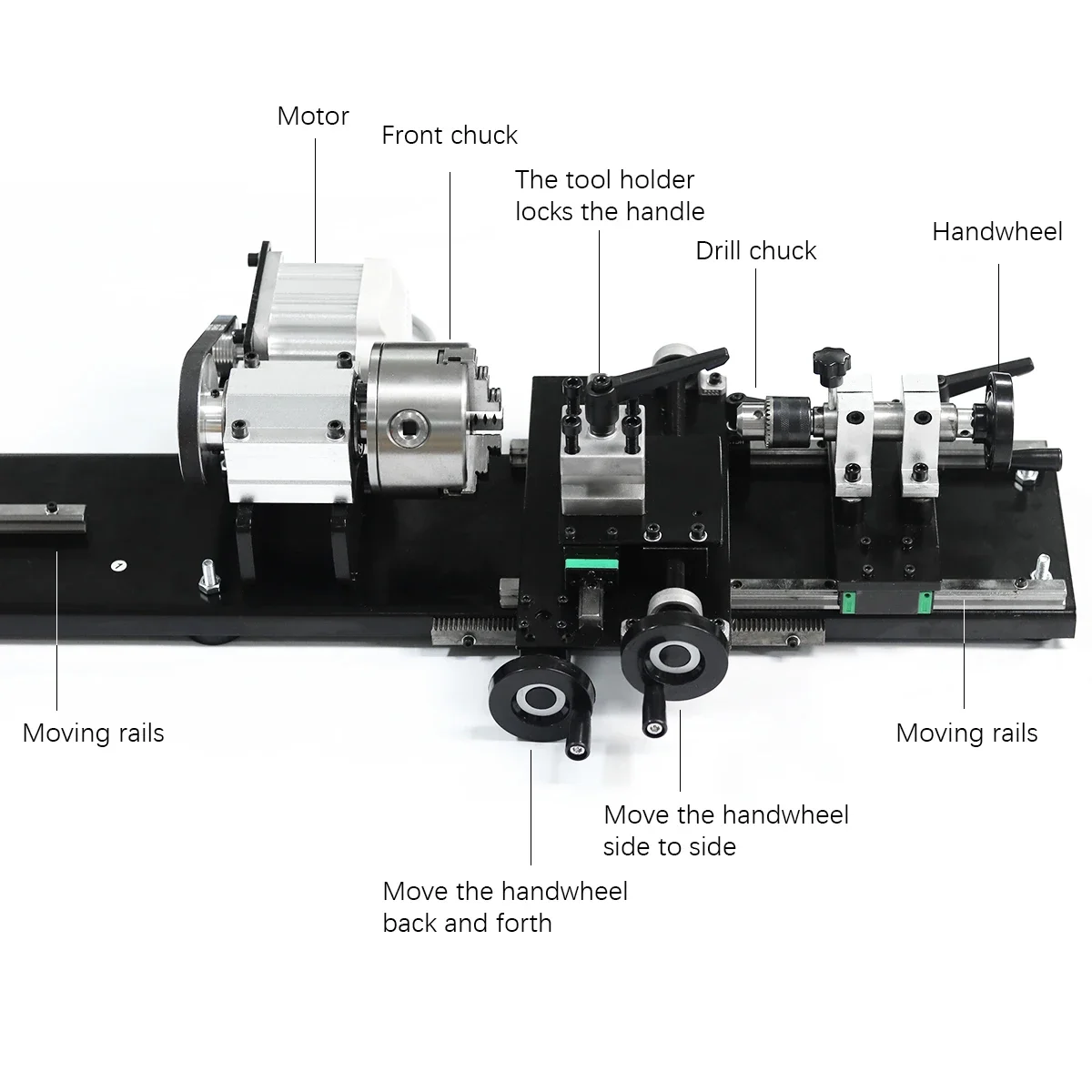 Billiard lathe full-featured tip repair ring replacement club straightening machine brushless motor billiard hall