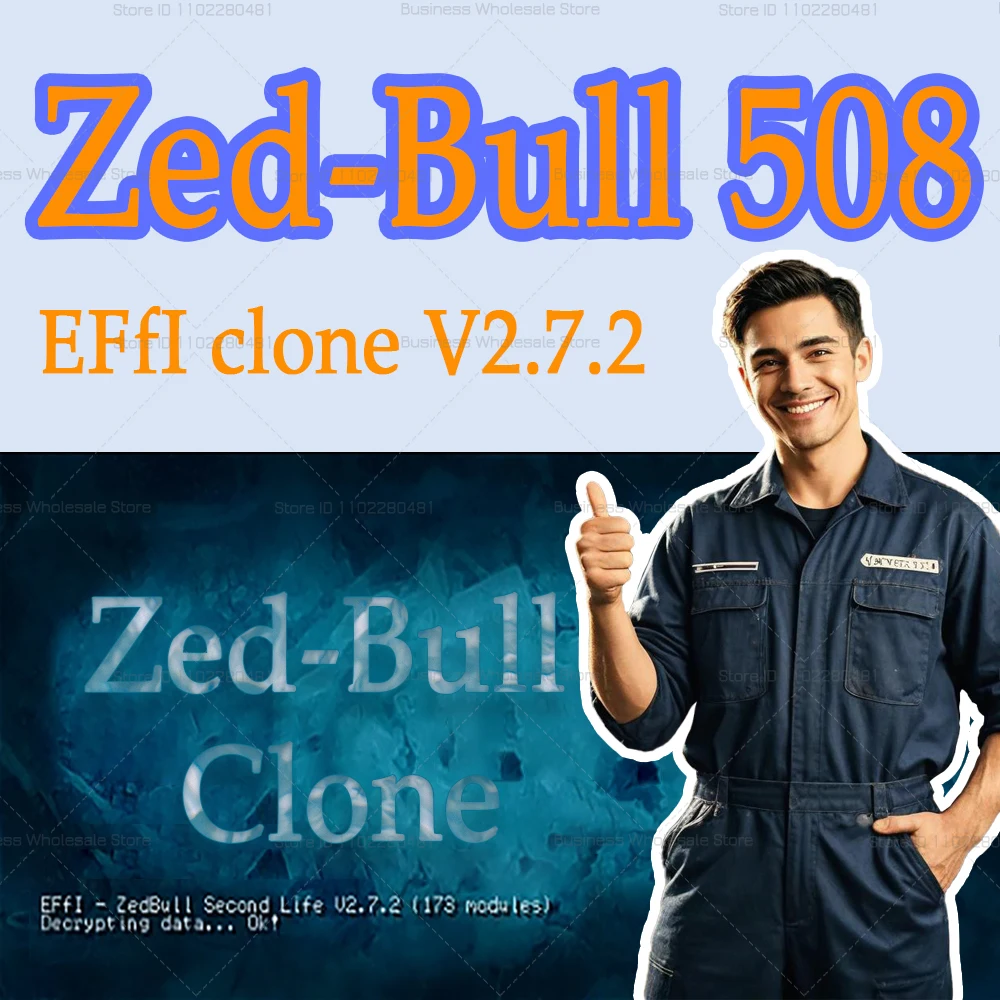 2026 Software EFfI Mini Zedbull Automatic Key Programmer v2.7.2 Zed Bull Finding PIN CodeRepeater Clone Programming Zed Bull Key