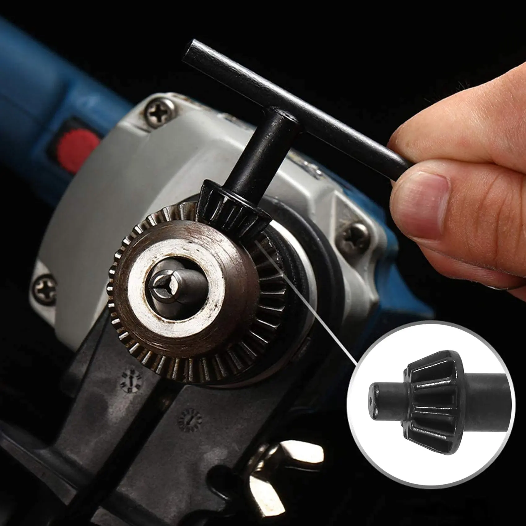 ABBO-16mm 5/8" Pilot Size 11 Teeth Design Drill Chuck Key Tool