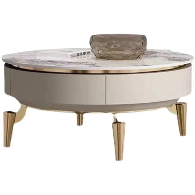！@Wholesale Coffee Table With Marble Top Tea Table With Drawer for Living Room Factory Manufacture 2023 New Design Coffee Table
