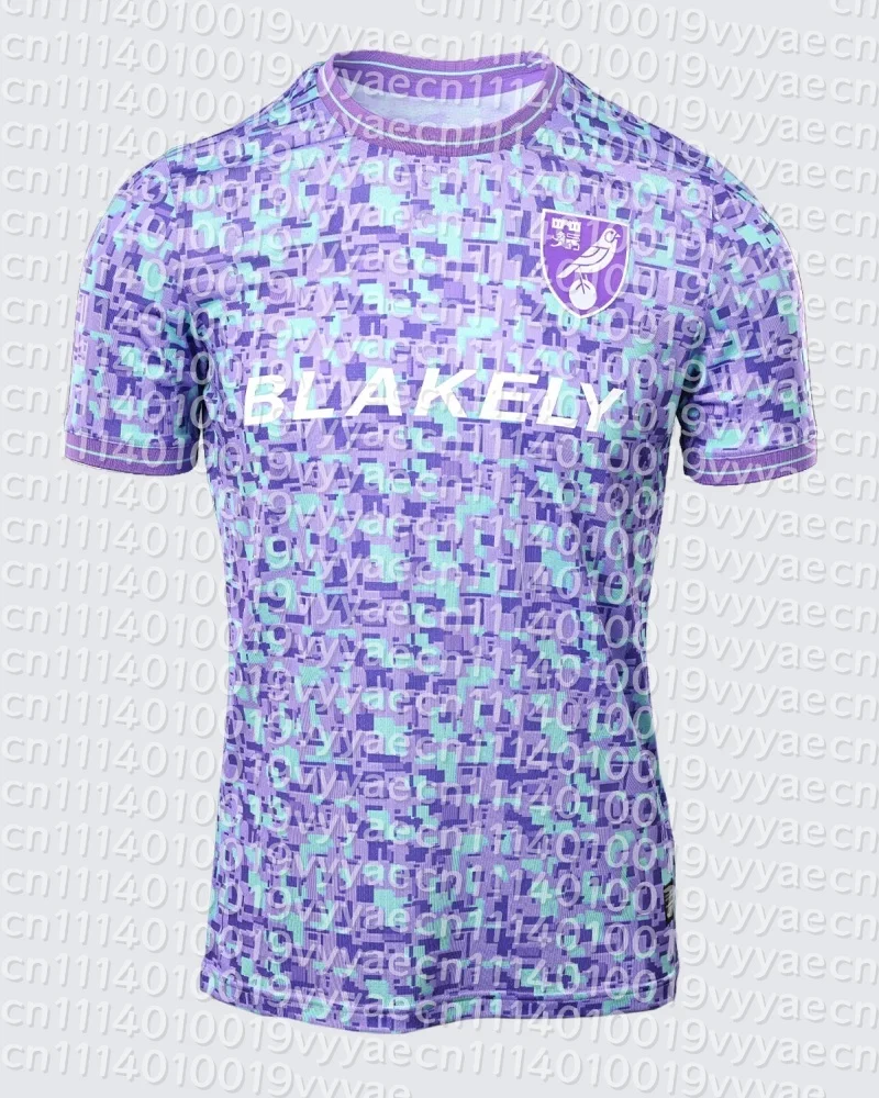 26-27 Norwich City Style Family Matching Outfits Soccer Jersey Summer Casual Short Sleeve Football T-Shirt Men Women Kid Clothes