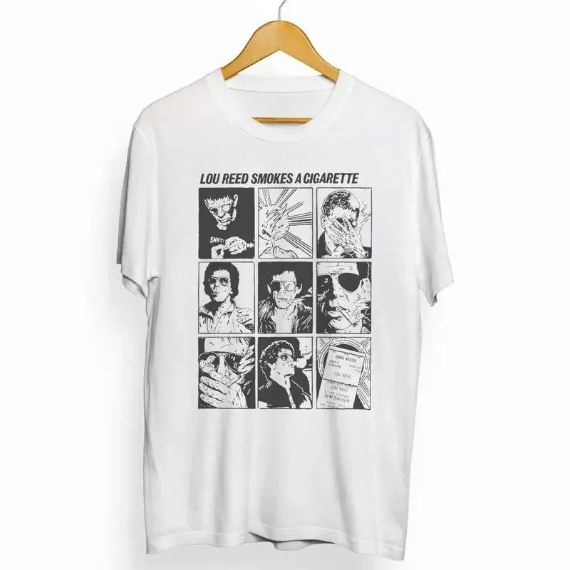 Sale Lou Reed Vintage Style Cigarette T Shirt Velvet Underground