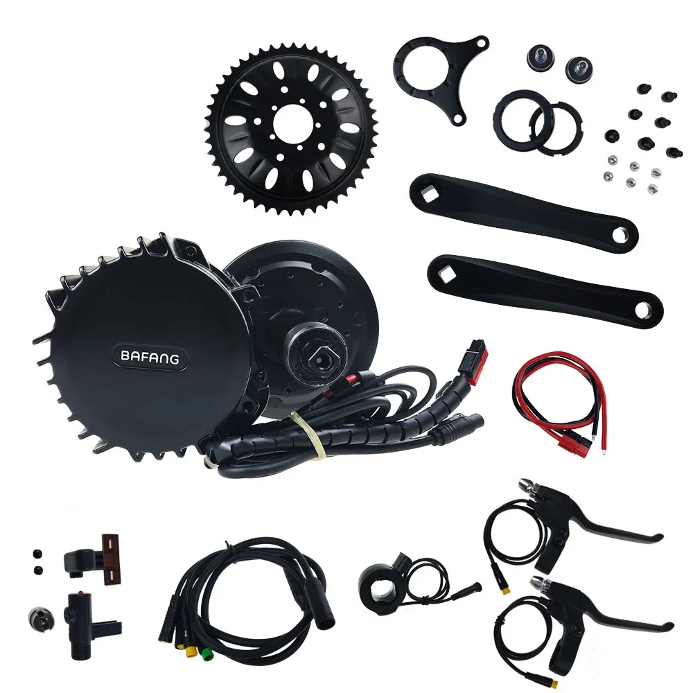 Bafang-Electric Bike Conversion Kit, Mid Drive Motor, Powerful Bicycle Engine, DIY EBike Engine, BBS03B, BBSHD, 1000W, 48V, 52V