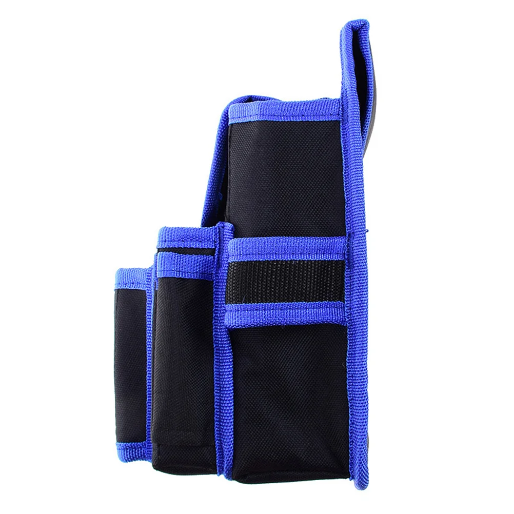 

Premium Multi Functional Tool Holder Waist Bag Blue Heavy Duty Repairing Tools Holder with Multiple Pockets for Electricians and
