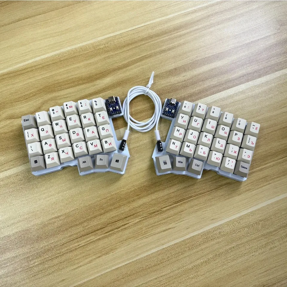 Silakka54 分割キーボードキット有線ホットスワップサポートバイアル