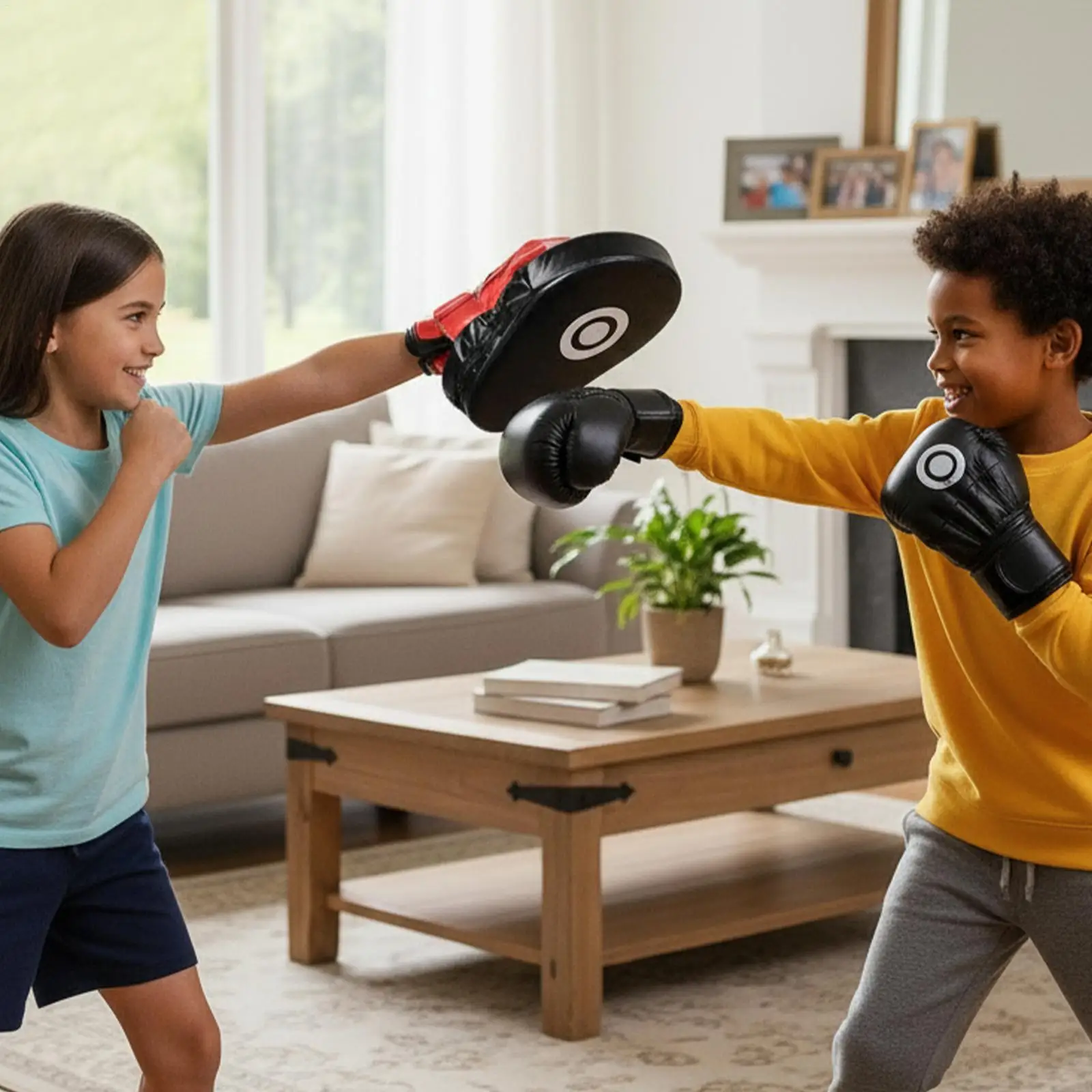 

Боксерские рукавицы из искусственной кожи, изогнутые боксерские накладки для домашних тренировок, кикбоксинг, Муай Тай, мужчины, женщины, взрослые, дети, мальчики и девочки