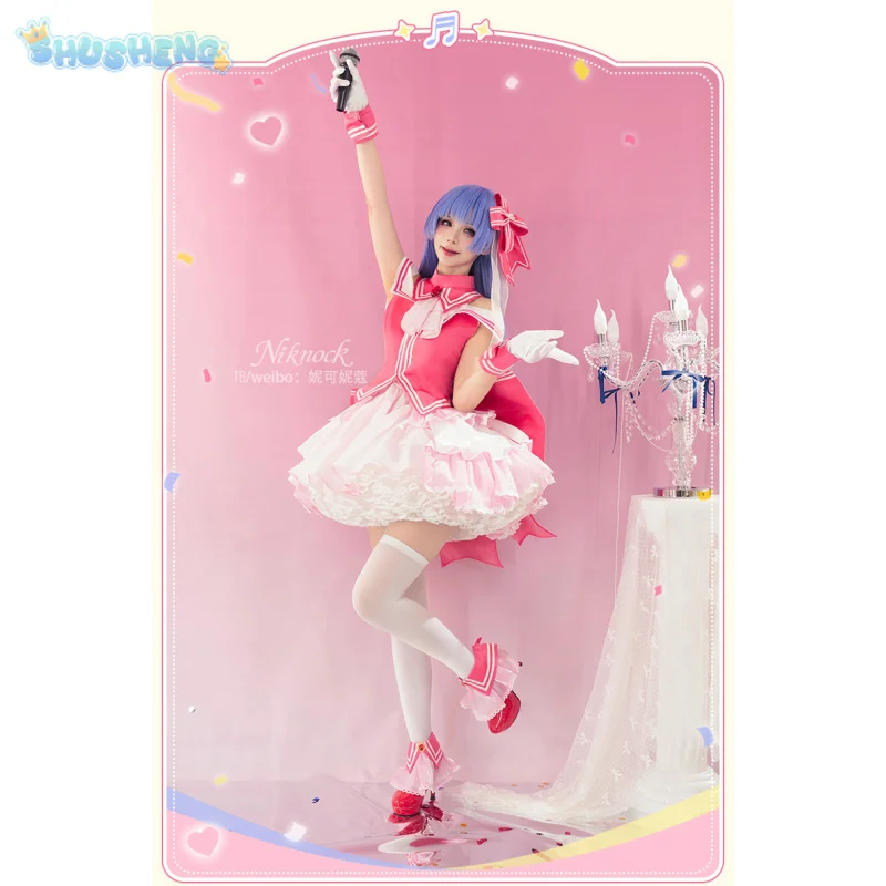 

Izayoi Miku Anime DATE A LIVE Cosplay Costume Headwear gloves socks accessories prop Halloween party women sweet Lolita dress