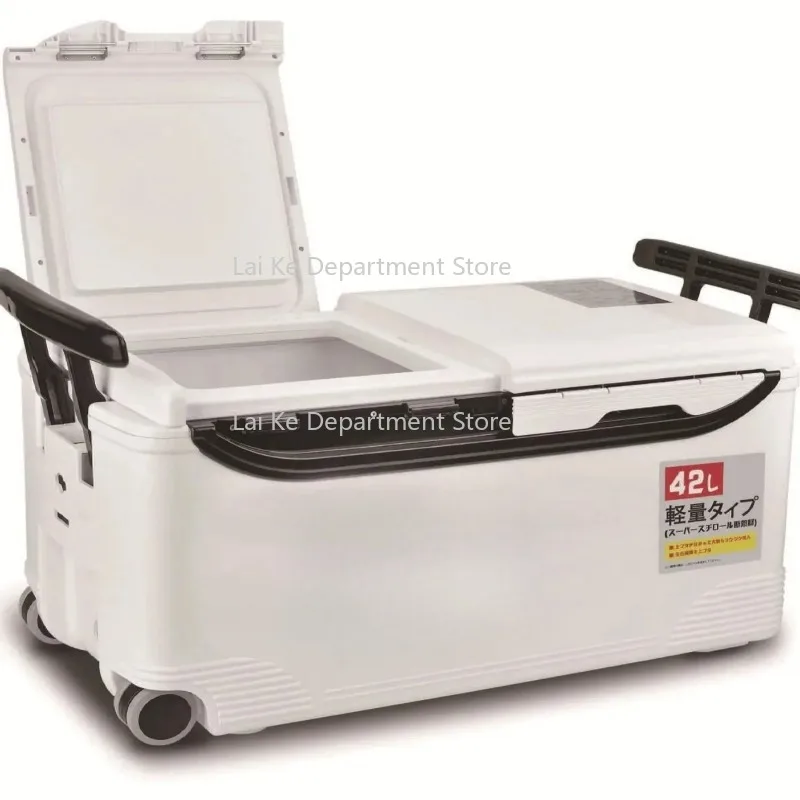 

Fishing gear large-capacity incub-ator fresh-keeping live bait box fishing box car full set sea fishing outdoor storage