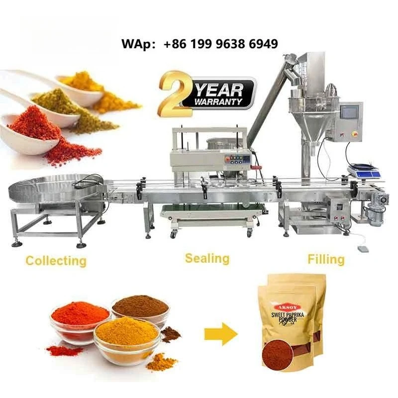 Automatic Spice Bottling Filling Machine Spice Condiment Powder Filling Sealing and Packaging Machine