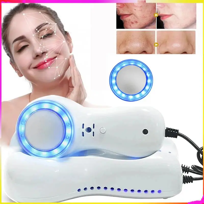 M04K الاتحاد الأوروبي التوصيل العلاج بالضوء الأزرق المطرقة الباردة تدليك بشرة الوجه رفع تشديد آلة العناية بالبشرة الجمال أداة