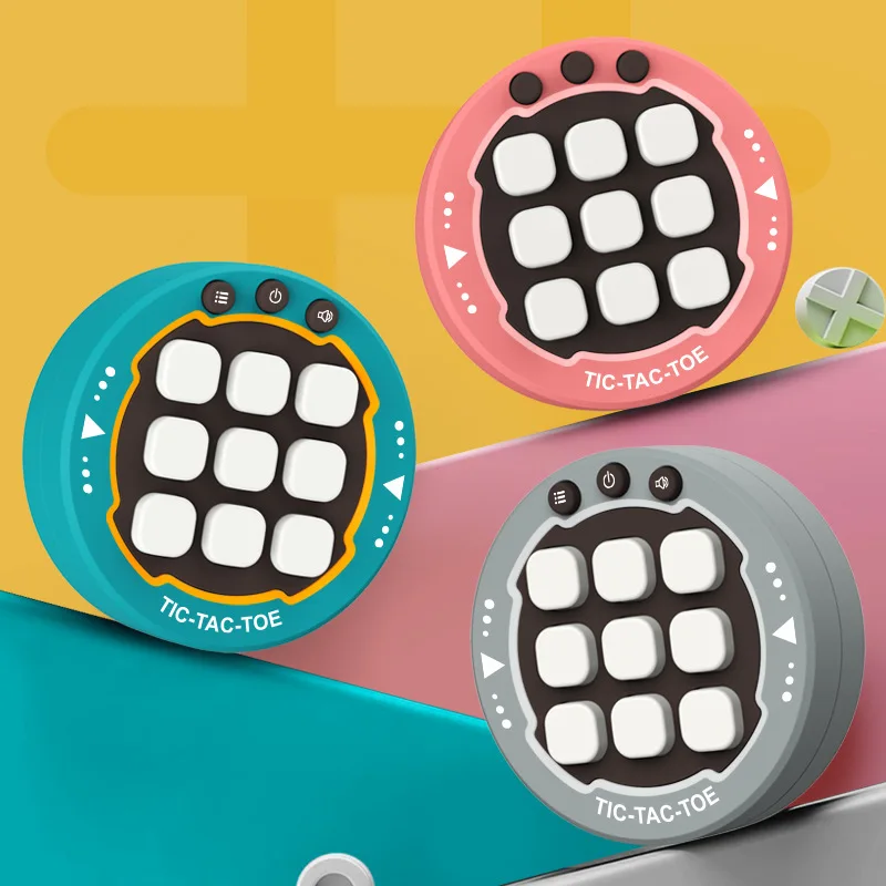 Children's tic-tac-toe handheld game console, Juggernaut Duels, board games, decompression toys