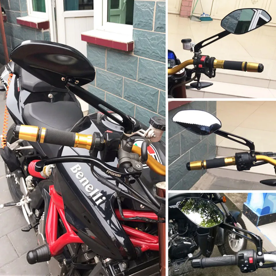 Motorcycle Rearview Side Mirror Mirrors For Ducati Diavel Carbon 2014-2017 Monster 1200 R XDiavel 2016-2019 1200 FL 2008