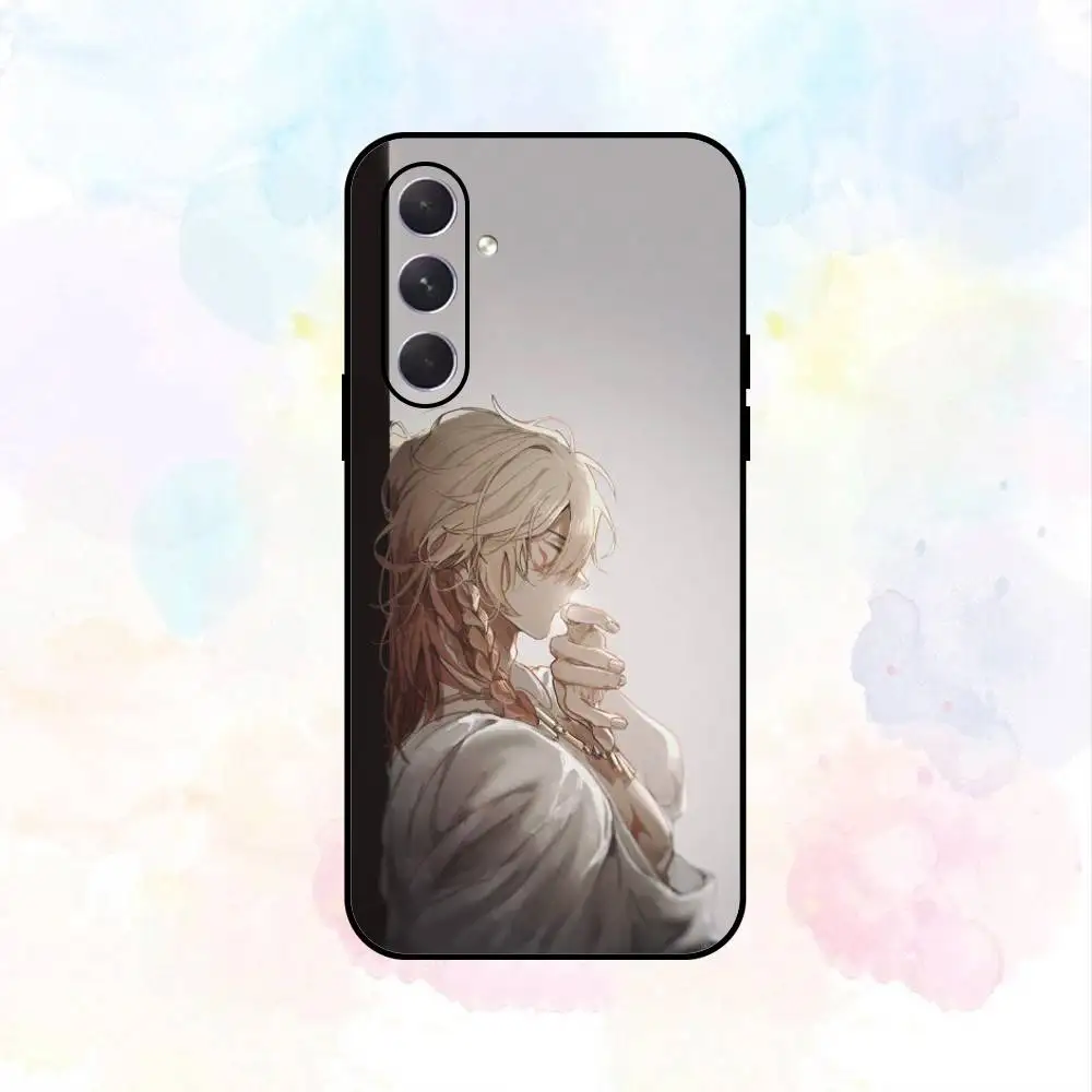 حافظة هاتف The Beginning After End لهاتف سامسونج جالاكسي A73، A72، A71، A70، A53، A52، A51، غلاف أسود ناعم آخر