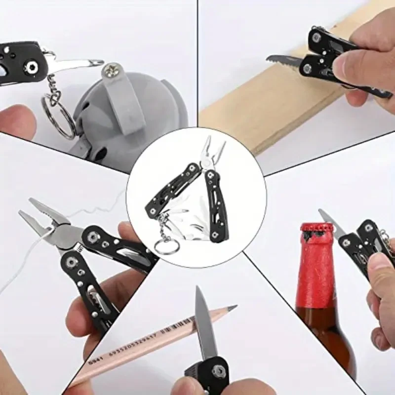 Multi-tool Pocket Knife Pliers Folding Mini Portable Fold Outdoor Tactical Hunting Survival Rescue Multipurpose Repair Tool