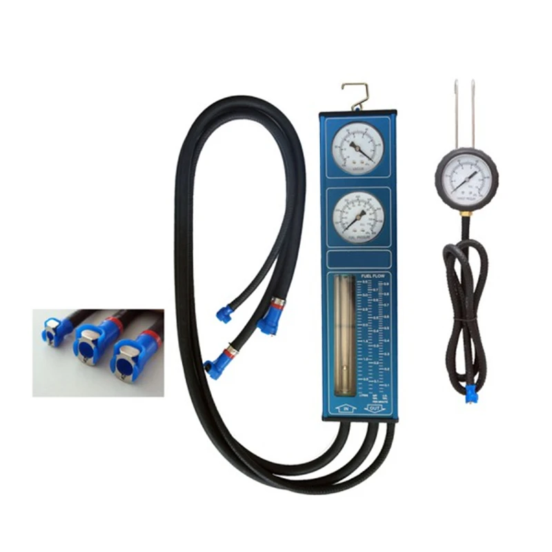 Car Engine Fuel System Tester With Flow Meter EFI2100 Fuel Pressure Test Flow Auto Repair Tool