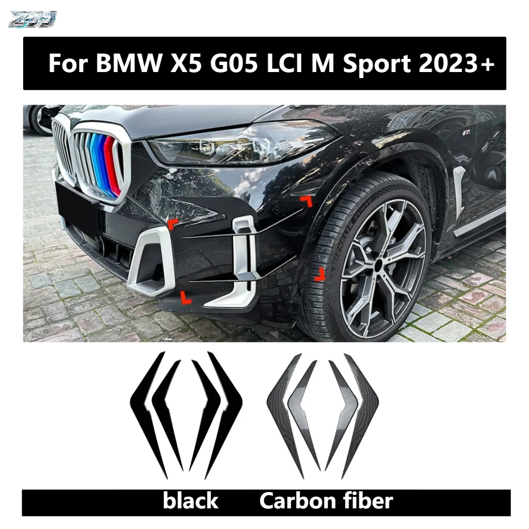 

New front bumper front windshield outlet exterior modification For BMW X5 G05 LCI M Sport 2023+