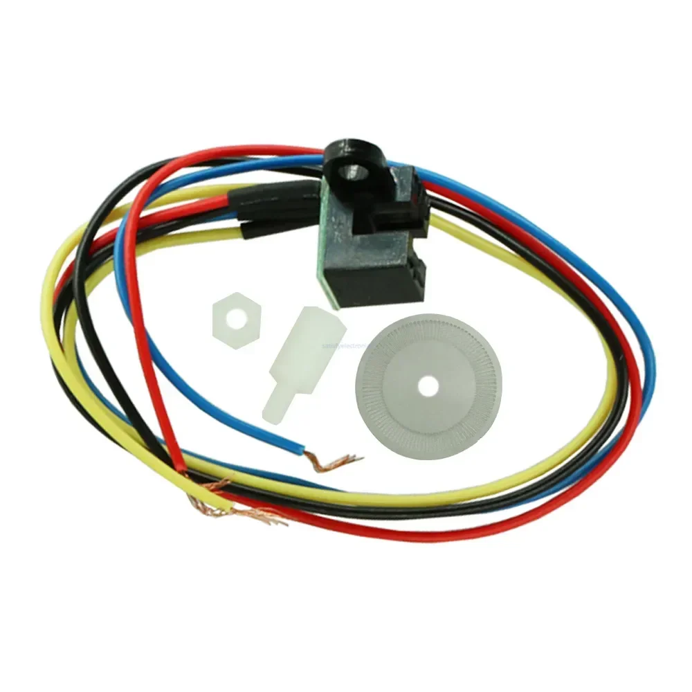 

1PCS Photoelectric Speed Sensor Encoder Coded Disc Code Wheel For Freescale Smart Car 5V For Arduino