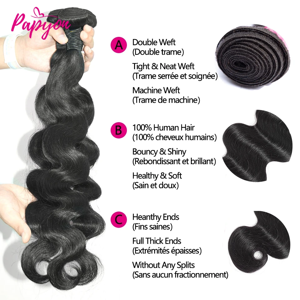 28 30 32 Inch Body Wave Bundles Human Hair Bundles Brazilian Weave Bundles Human Hair Aliexpress France Raw Hair Bundles