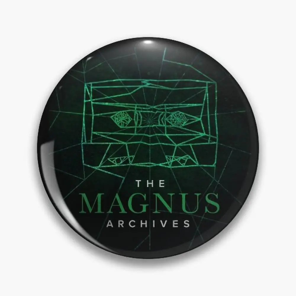 The Magnus Archives Logo (Season 5) (Square Block Logo) Pin Buttons Brooches  Jewelry Accessory Customize Brooch Fashion Lape