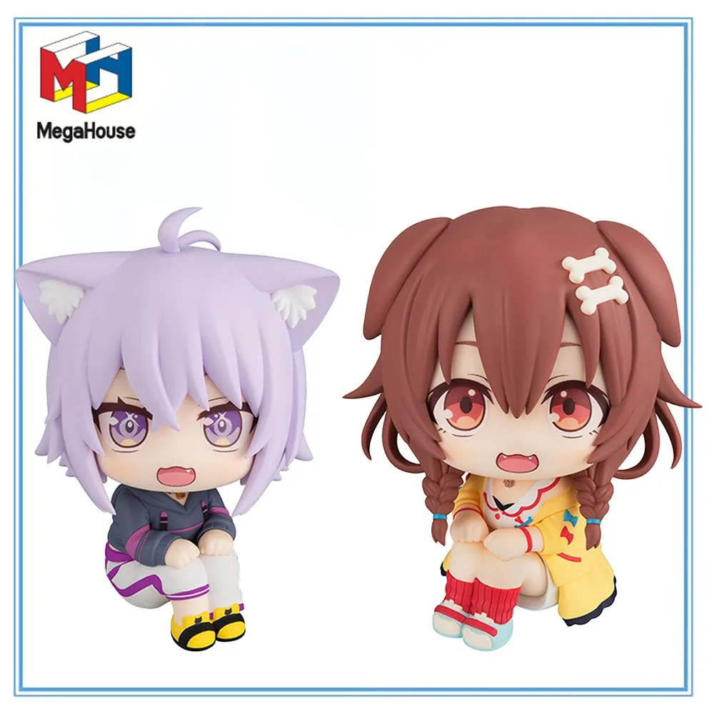 100-original-en-stock-megahouse-look-up-hololive-inugami-korone-nekomata-okayu-personnage-d'anime-modele-fini-vtuber