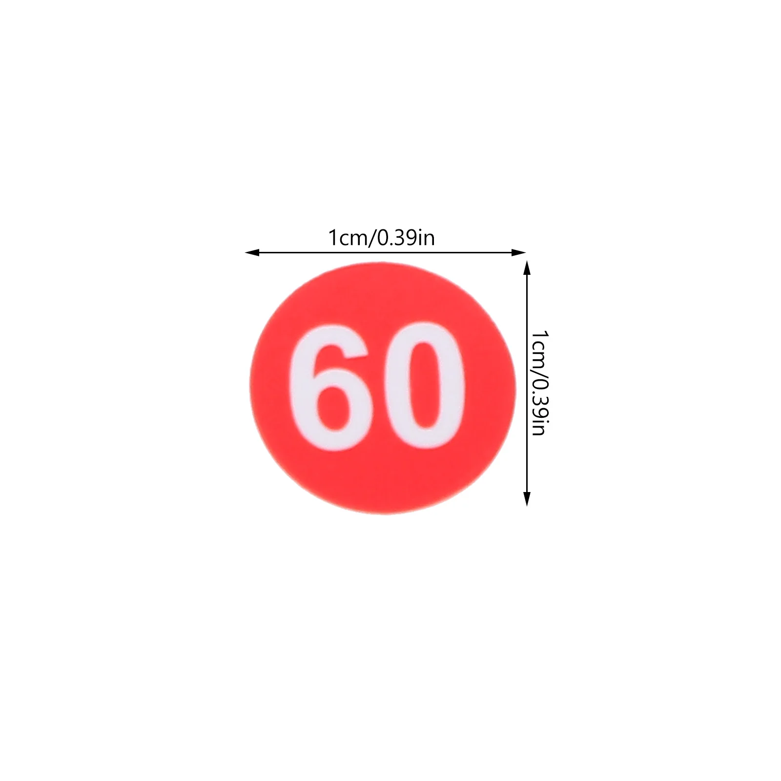 Waterproof Number Stickers Self-Adhesive Labels For Office Organization Storage Cabinet Bottle