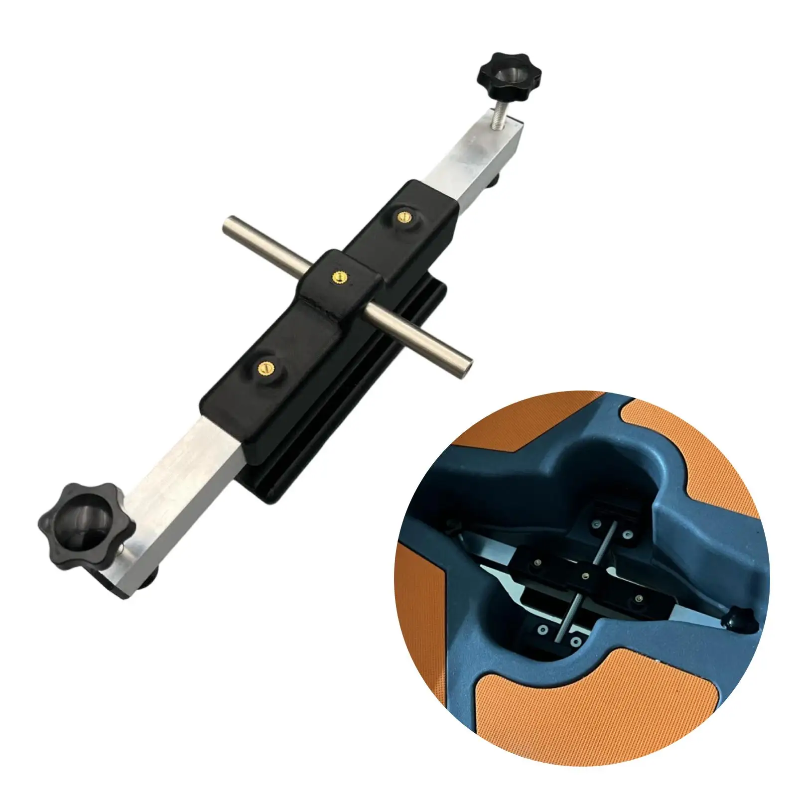 Kayak Motor Mount Aluminum Alloy Stable Installation Trolling Motor Holder Easy Setup for Inflatable Kayak Boat