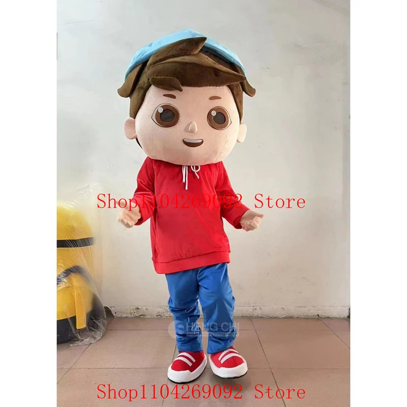 

Custom Cute Boy Mascot Costume Walking Cartoon Humans Mascot Costume Cosplay Costume Animal Character Outfit Suit Birthday Party