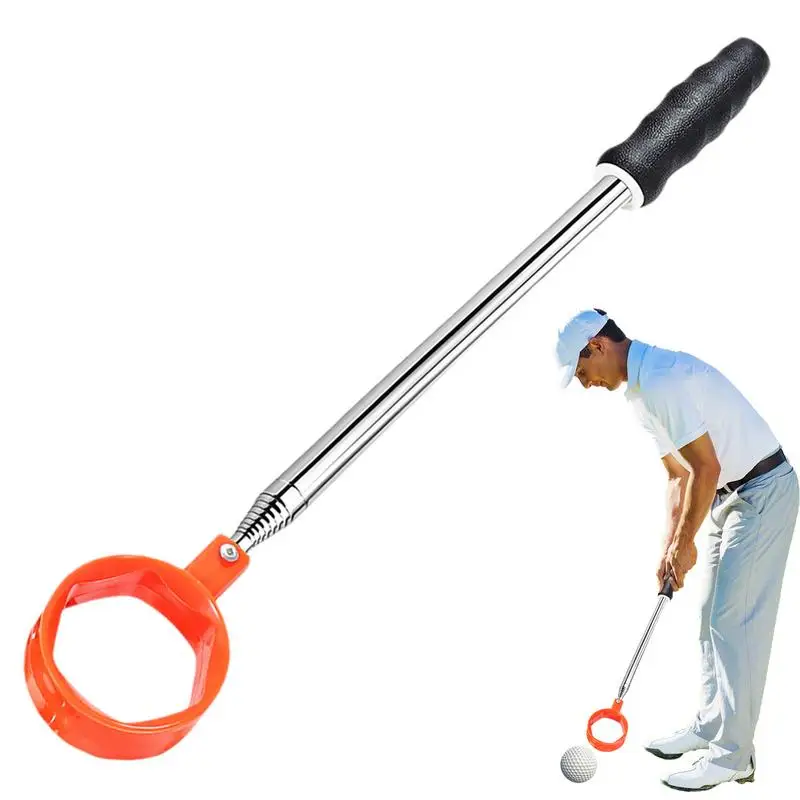 Ball Retriever Tool Golf Golf Putter Holder Telescopic Golf Ball Retriever Golf Putter Holder Efficient Golf Ball Catcher For