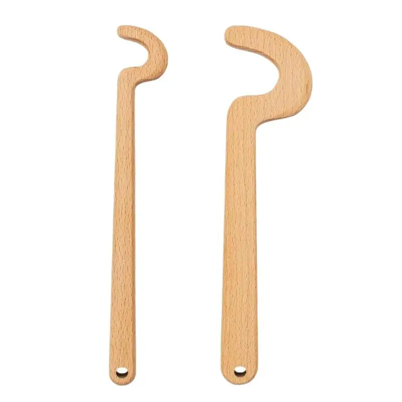 Töpferwerkzeuge, Holzgriff, langer, länglicher Topf, Hilfsmittel für Keramikflaschen, DIY-Handwerkzeug, längliches, glattes Modellierwerkzeug – Detail 10