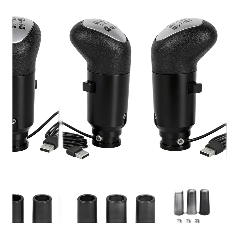 Quick Gear Shifter for USB Racing Game Joystick Compatible with G29 G27 G25 TH8A for Enhanced Gaming Experience