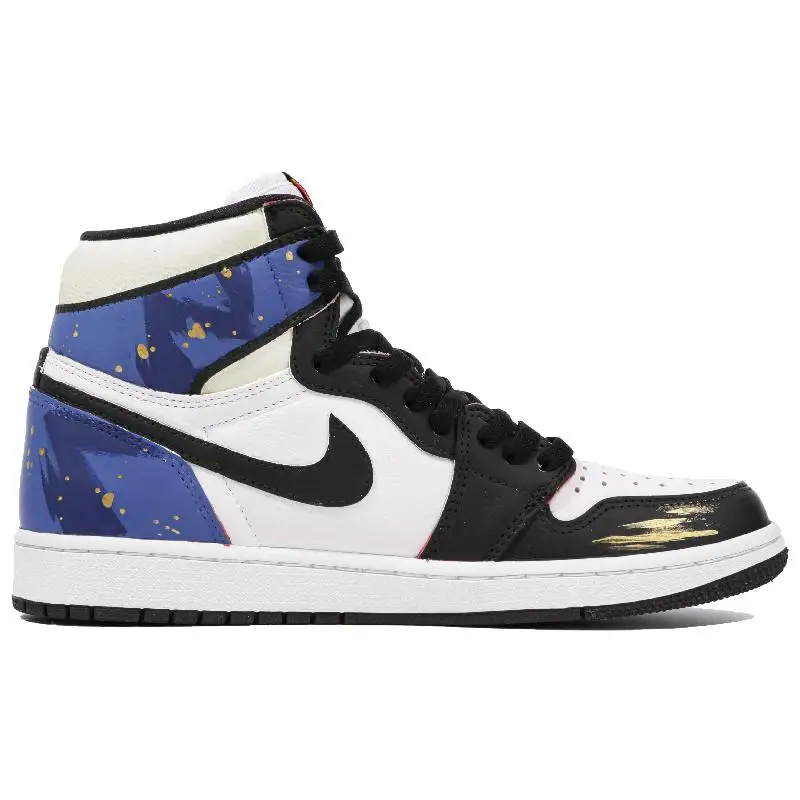 【Customize】Jordan Air Jordan 1 Vintage Basketball Shoes Unisex Sneakers shoes 555088-603