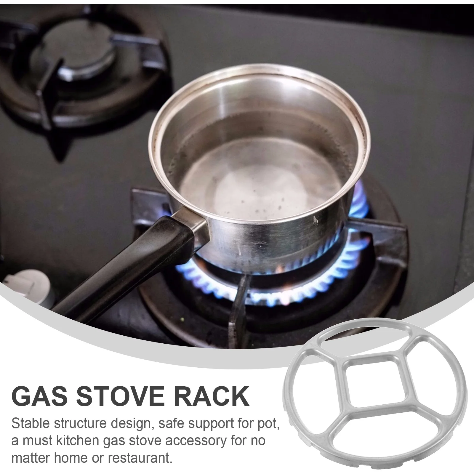Gas Stove Reduction Holder Gas Cooker Pot Support Rack Household Gas Stove Rack Gas Stove Camping Support Coffee Maker