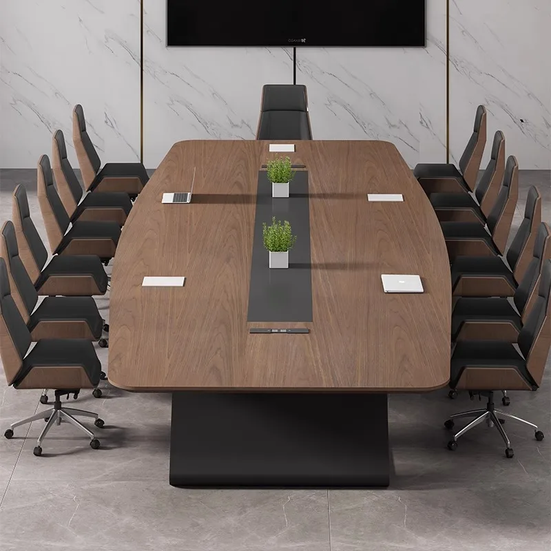 Conference table Long Simple modern training Negotiation Large conference room Large