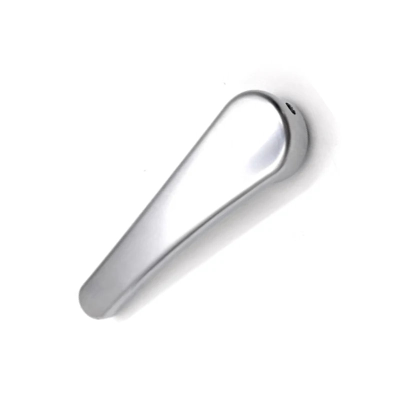 Manija de puerta de baño plateada para coche y caravana, compatible con Elddis Compass Bailey Hymer Rv, herrajes para puerta Interior de autocaravana, accesorios para coche, 1 ud.
