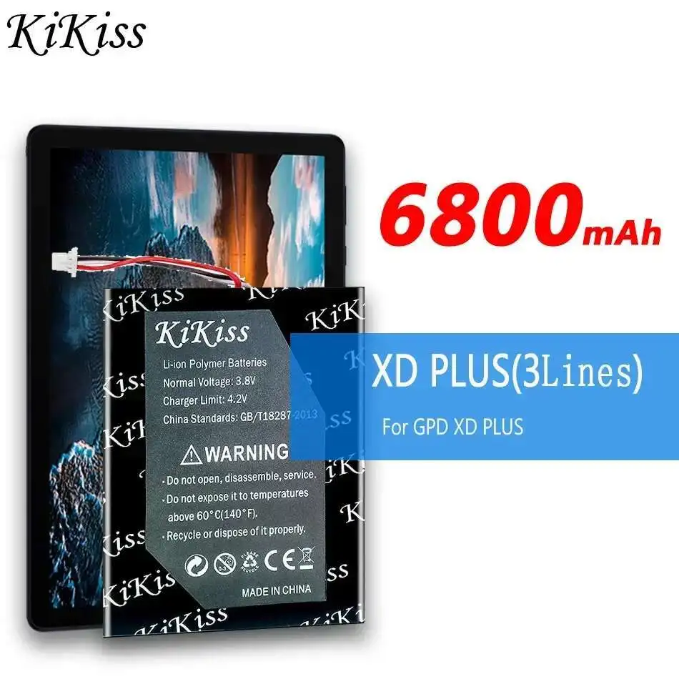 

Lightweight Tablet Battery For Gpd XD Plus Xdplus Plus 3 Wires 6800mAh