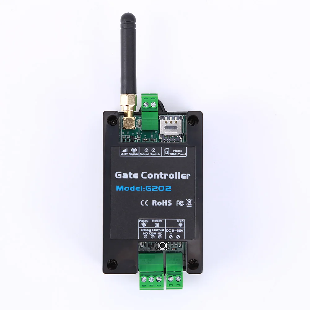 GSM Gate Opener Relay Switch 2G Remote Controller Free Call 850/900/1800/1900MHz