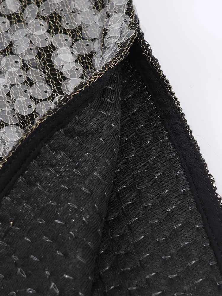 النمط الأوروبي والأمريكي الشتاء أزياء جديدة تصميم الملابس النسائية تنورة ميدي الدانتيل مطرزة