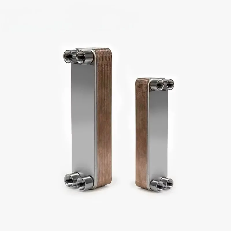 Brazed Plate Heat Exchangers for Industrial and HVAC Applications CE Certified Stainless Steel