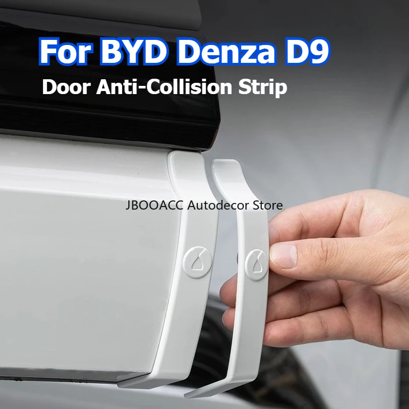 

For Denza D9 2024 2025 Car Door Bumper Anti-Collision Strip Collision Sticker Rearview Mirror Scratch Guards Strips Protector