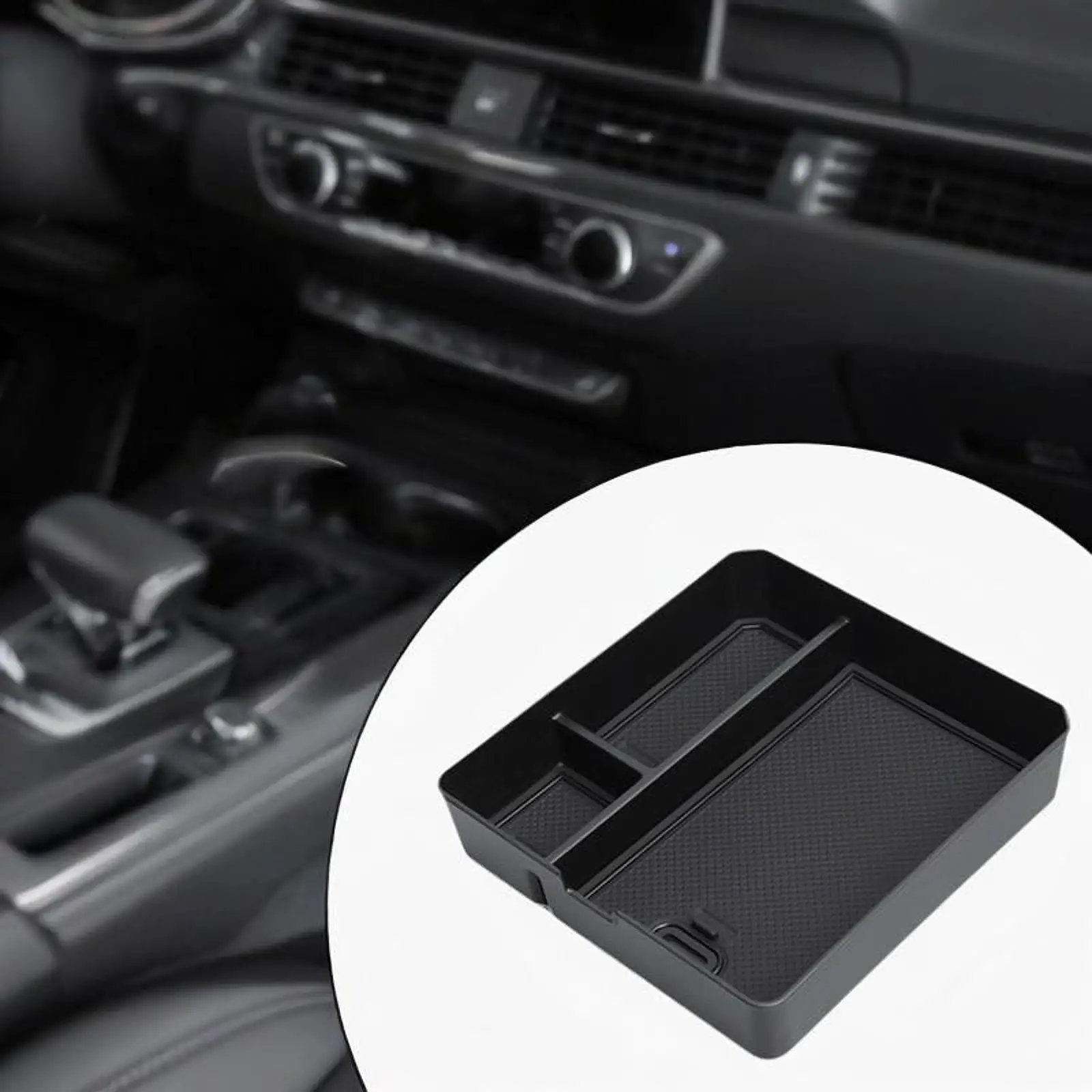 

Car Armrest Storage Box Space Saving Simple Assembly Multifunction Center