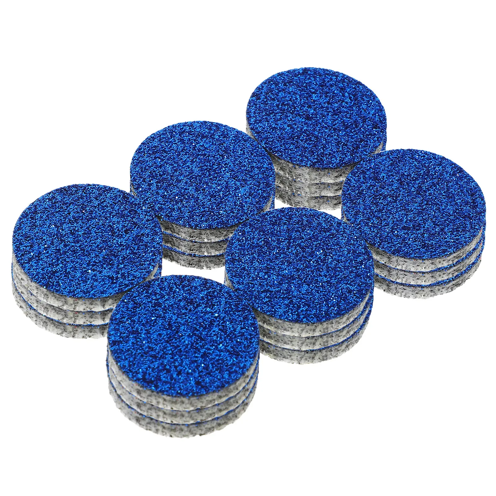 Aromatherapy Diffuser Pads 50Pcs Blue Round Fiber Cotton Essential Oil Refills for Necklace Bracelet Car