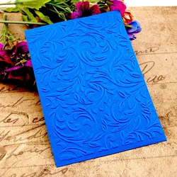 Roll leaves Embossing folders Plastic bump Scrapbooking DIY Template Fondant indentation Cake Photo Album Card Make10.5x14.7cm